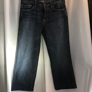 7 for all mankind button fly wide leg jeans